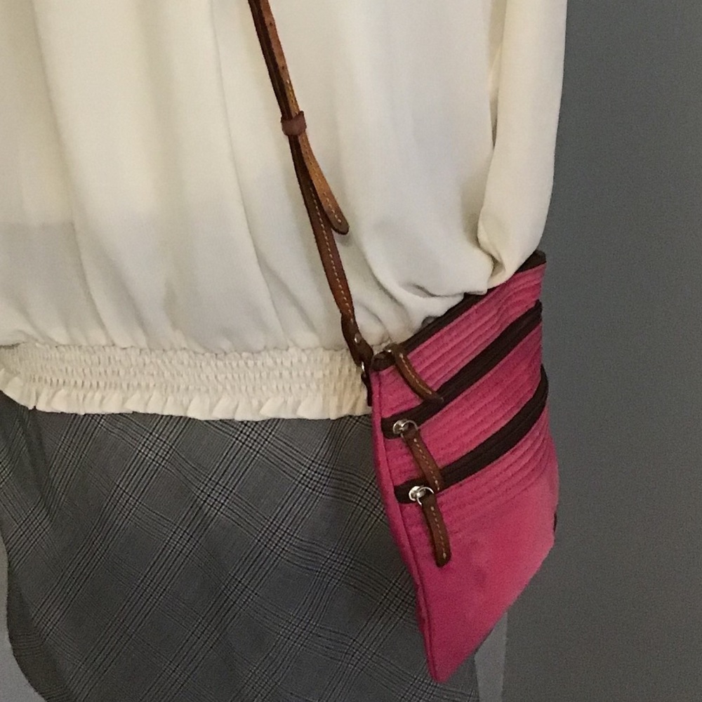 Dooney & Bourke North South Triple Zip Crossbody - Picture 7 of 7